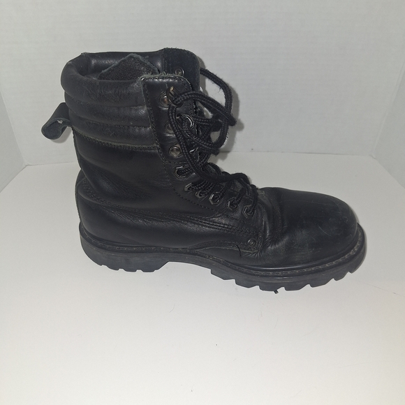 Rugged Black Men's Boots - Picture 4 of 12